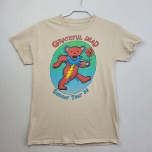 Grateful Dead T Shirt Womens Small Summer Tour 88 Dancing Bear Graphic Band Tee